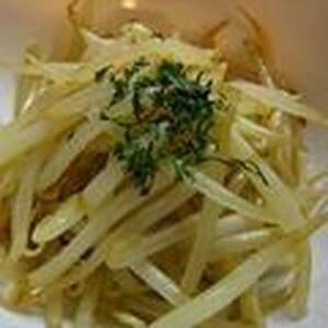 レンジで簡単もやしナムル